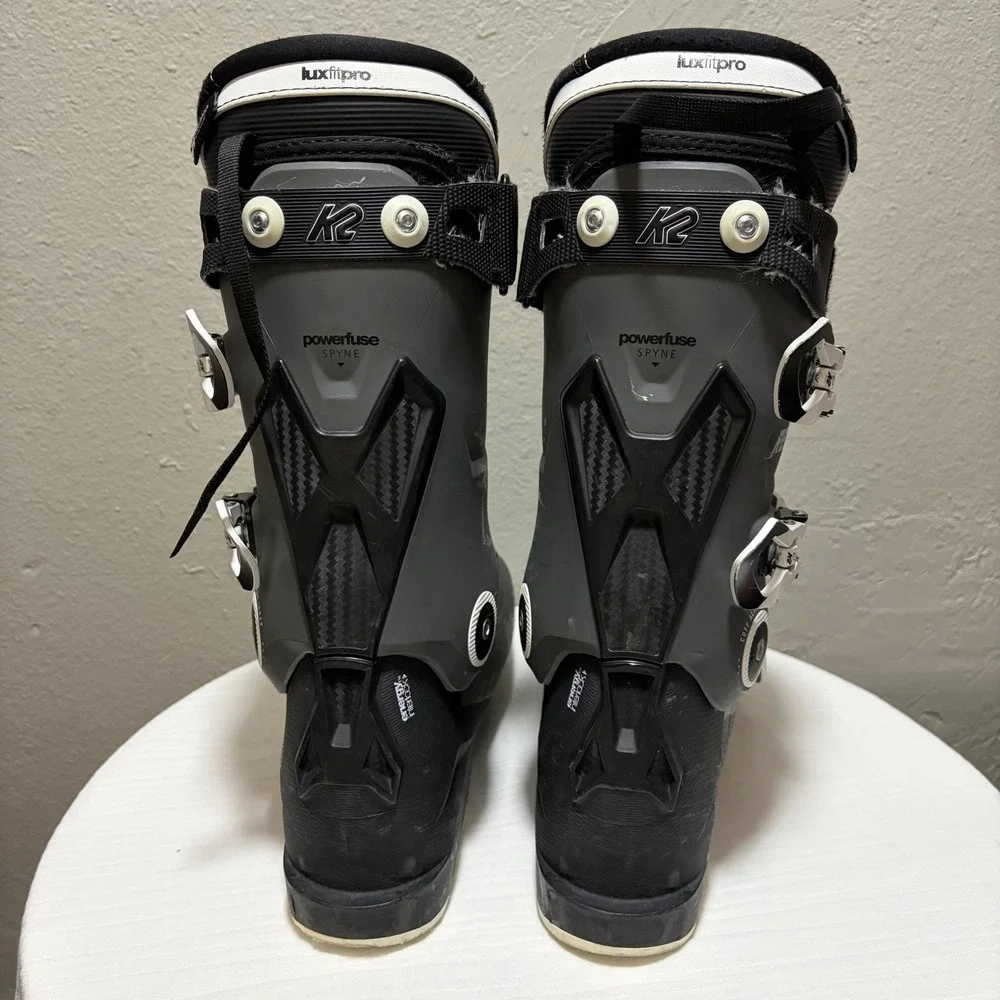 K2 Recon 100 MV Men Ski Boots Size 27.5 314mm All Mountain Powerlite Alpine Gray